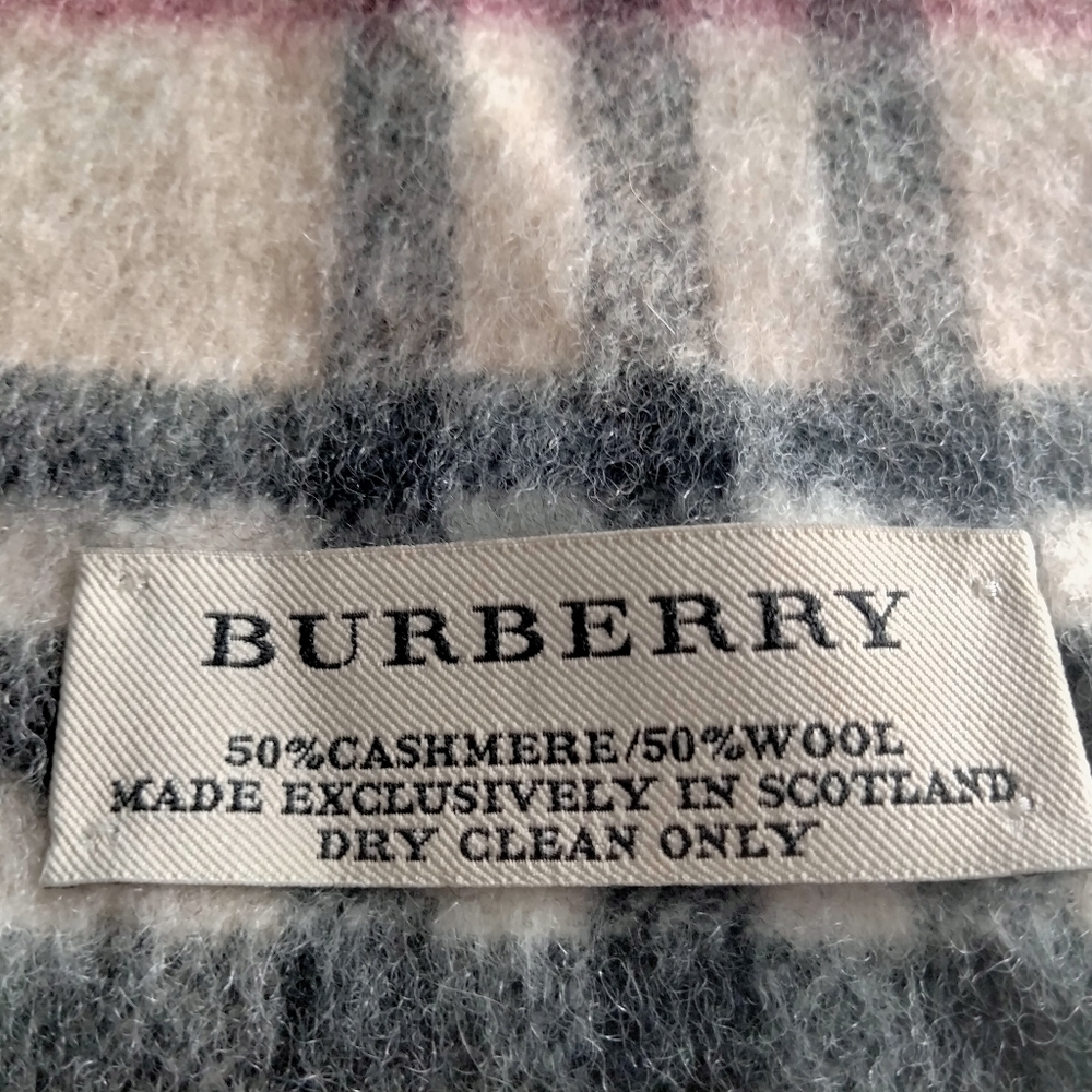 Burberry wool & cashmere scarf